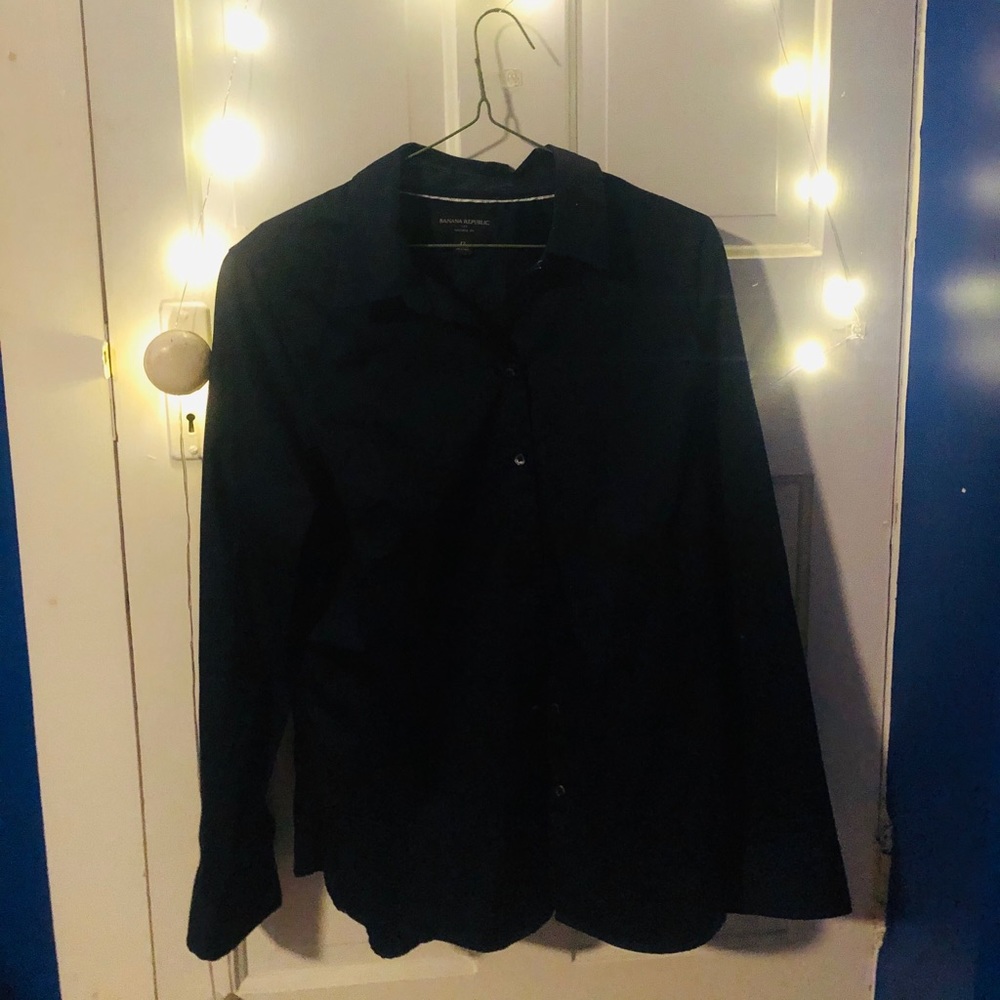 Banana Republic Navy Women’s Dress Shirt